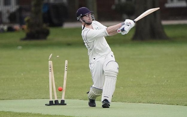 Jack Holmes bowled