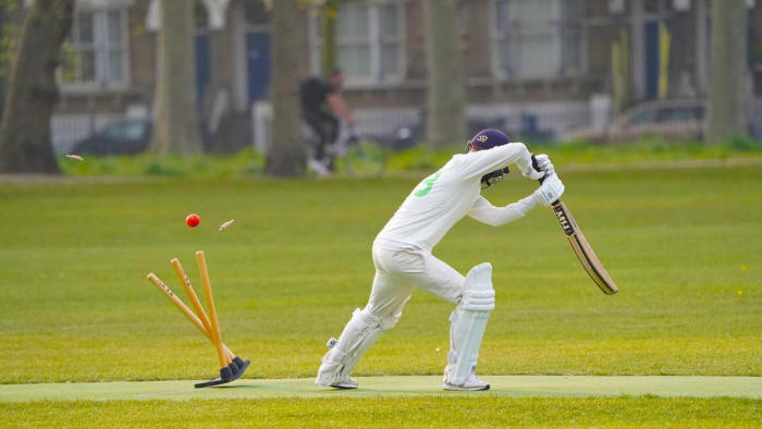 Jack Turner loses his wicket